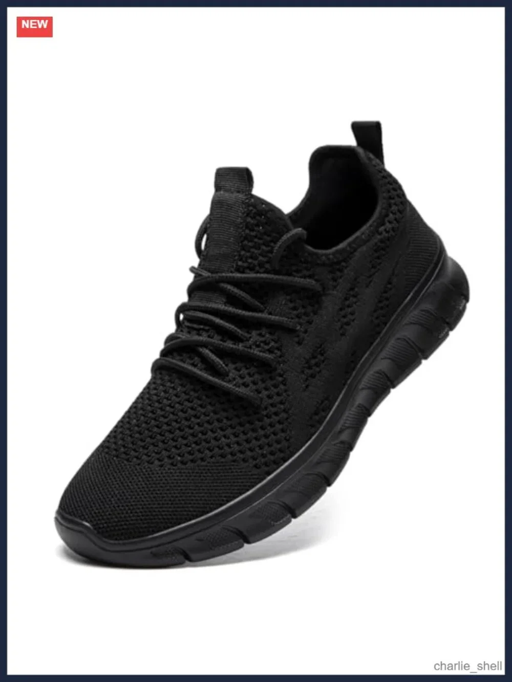 Men's Running Shoes Breathable Mesh Athletic Sneakers Road Walking